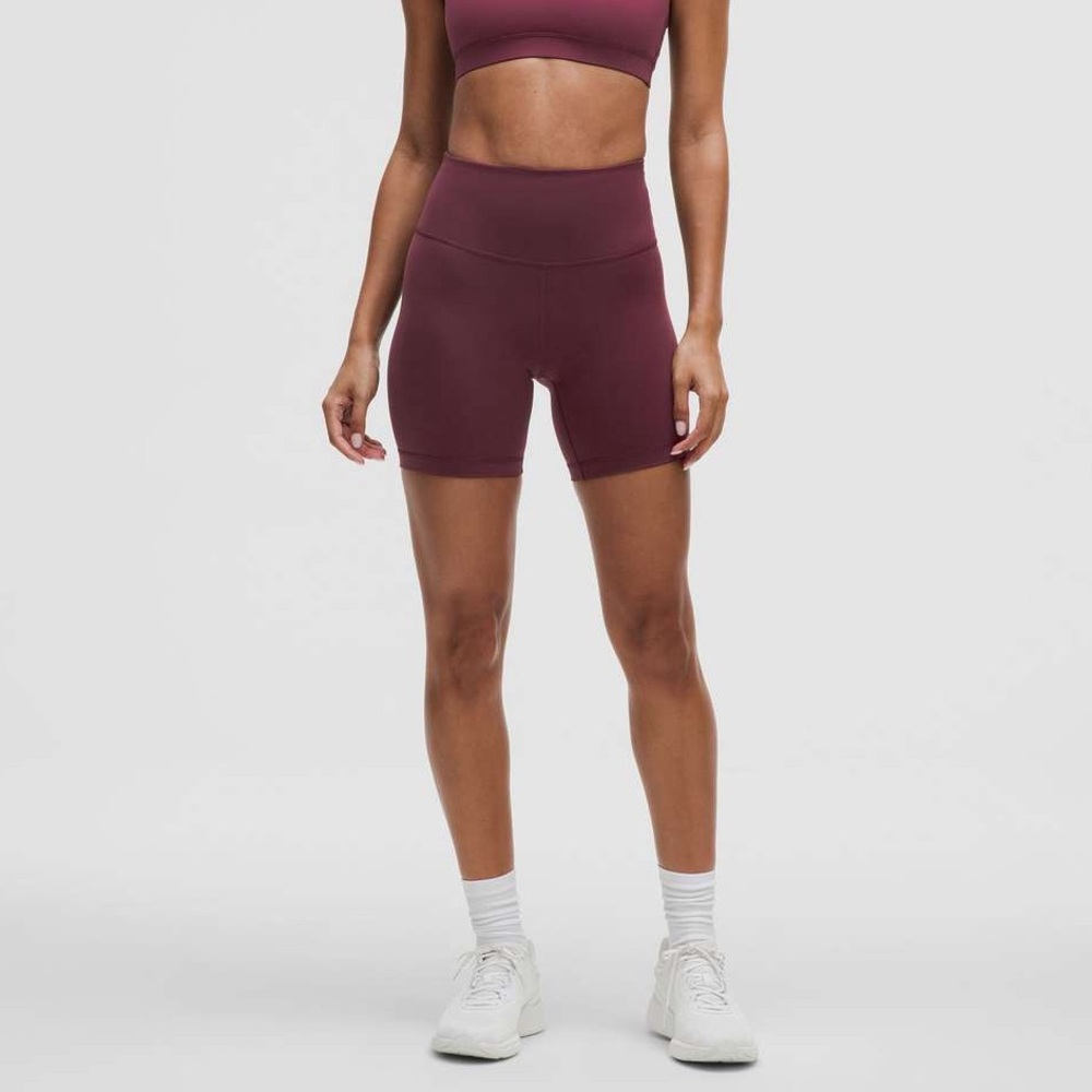 lululemon athletica Wunder Train High-Rise Short 6" Garnet
